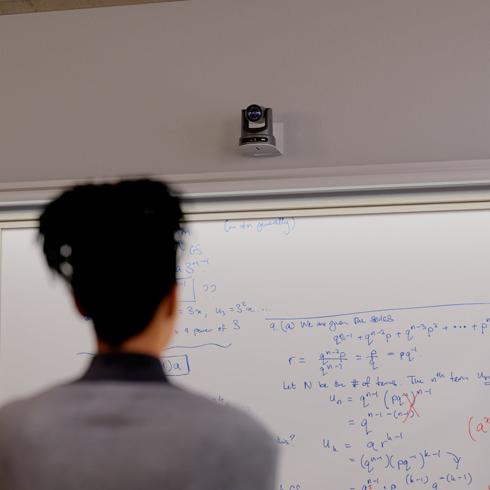 PTZOptics Move SE 30x 1080p Full HD Advanced PTZ Auto-Tracking Pan Tilt Zoom Camera (Gray) Bundle