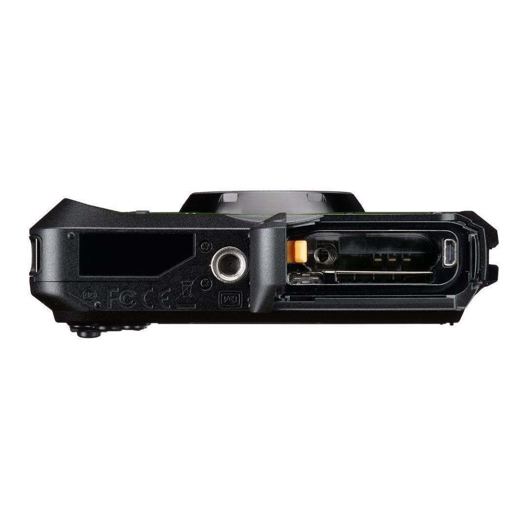 Pentax WG-8 All-Weather Camera with Heavy-Duty Construction and 5x Optical Zoom Lens (Green)