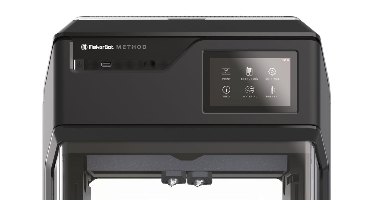 MakerBot Method 3D Printer with 5-Inch Touchscreen, Heated Chamber, and Wi-Fi Connectivity (Black)