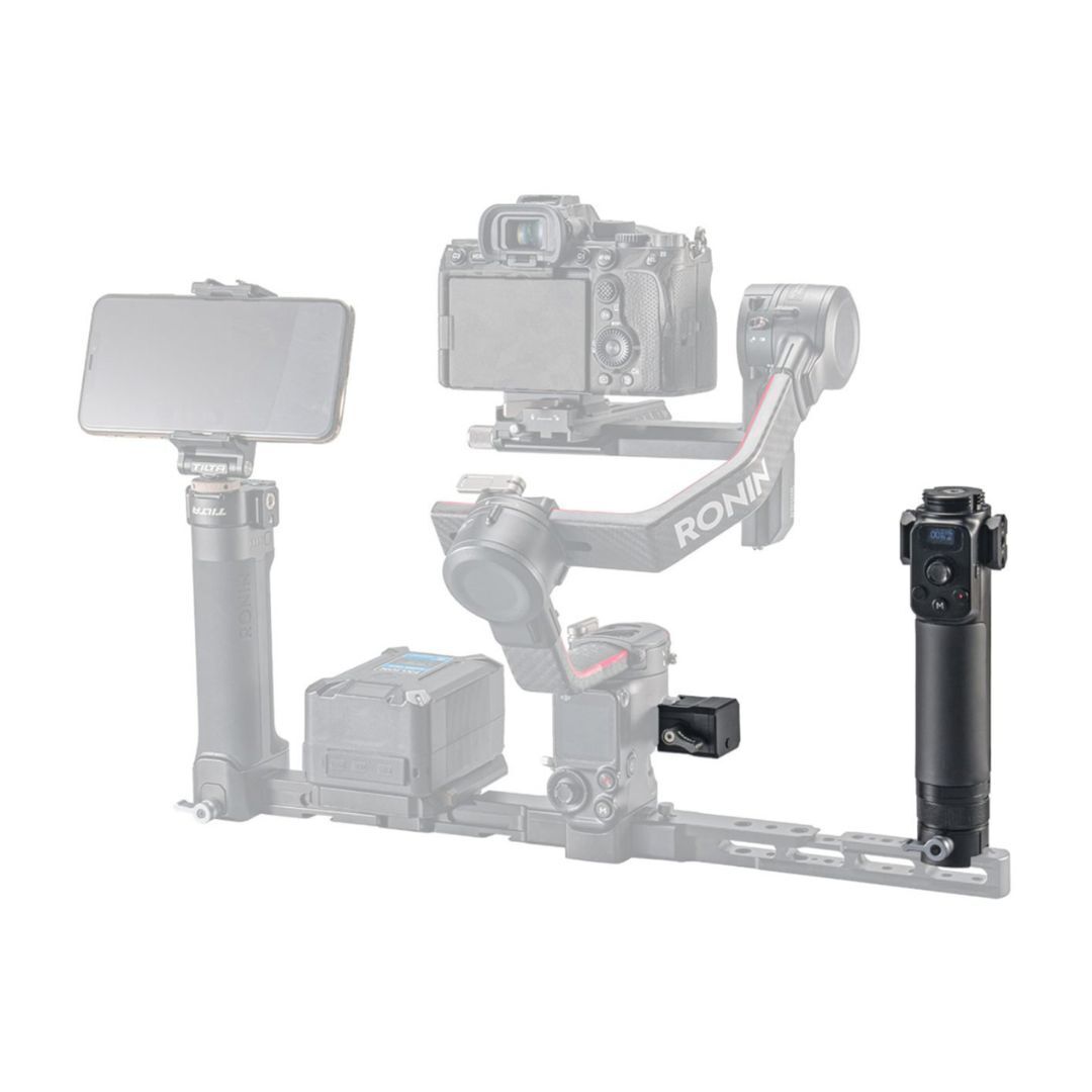 Tilta Remote Control Handle for Advanced Ring Grip for DJI Gimbals with Aluminum Alloy Body (Black)