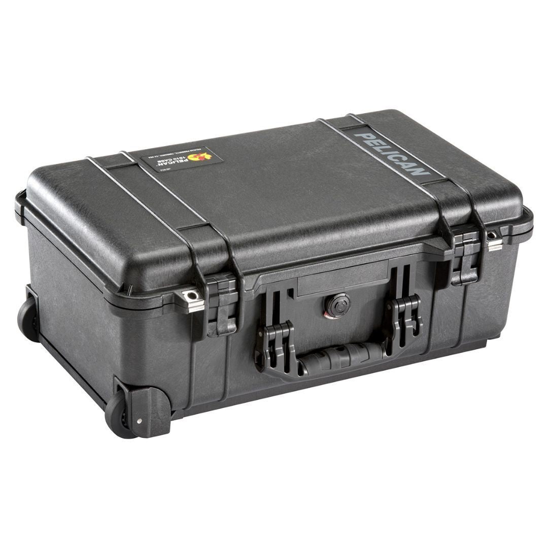Pelican 1510 Protector Carry-On Case with Foam and Automatic Pressure Equalization Valve (Black)