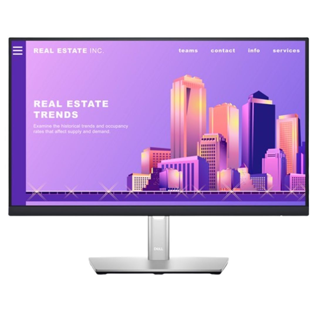 Dell P2222H 21.5-Inch Full HD WLED LCD Monitor with ComfortView Plus Technology (Black and Silver)