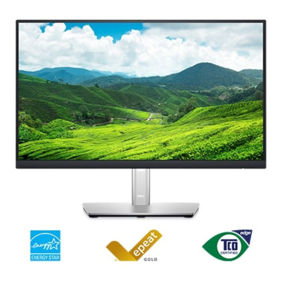 Dell P2222H 21.5-Inch Full HD WLED LCD Monitor with ComfortView Plus Technology (Black and Silver)
