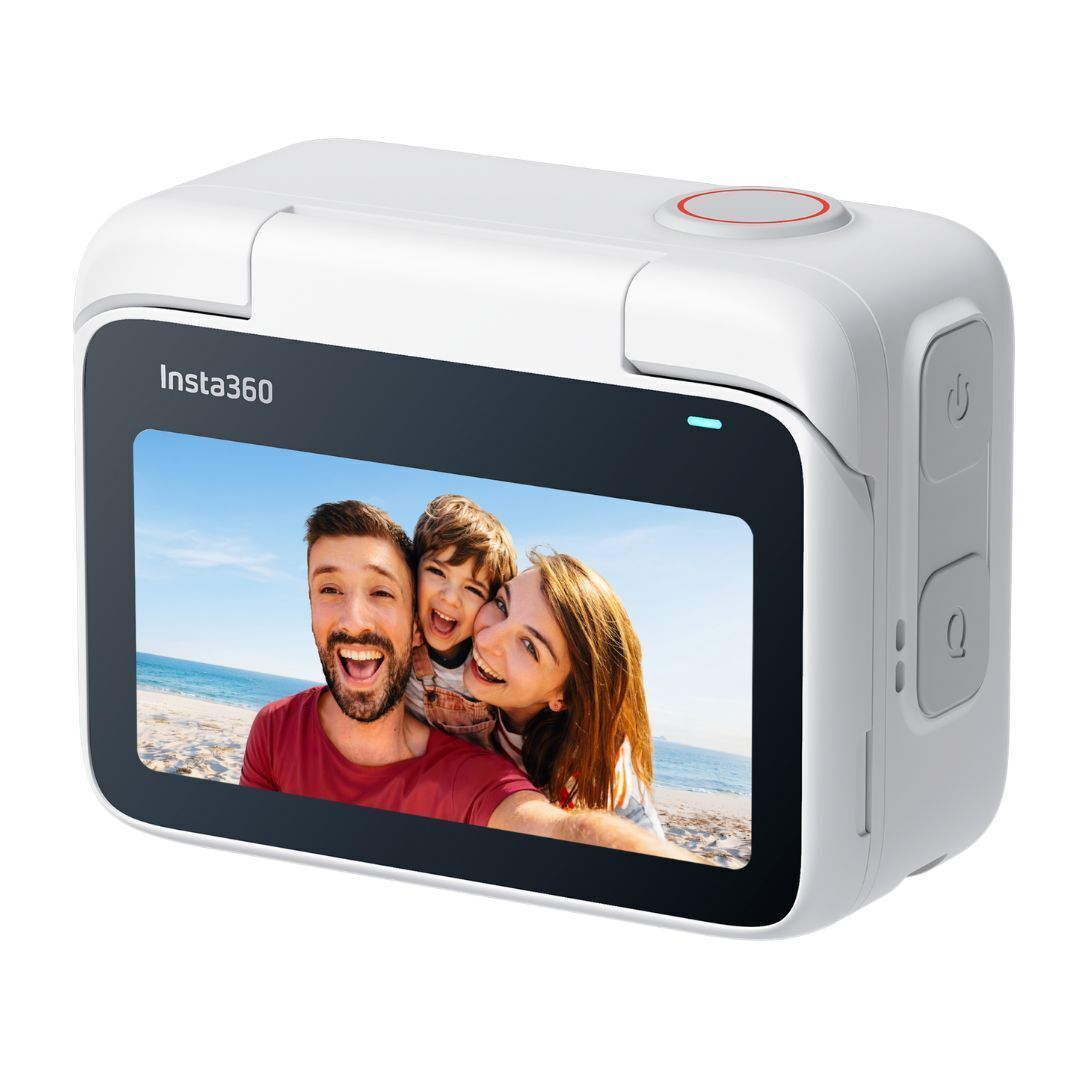 Insta360 GO 3S Action Camera with Compact Design and 4K Video Resolution (128GB, Arctic White)