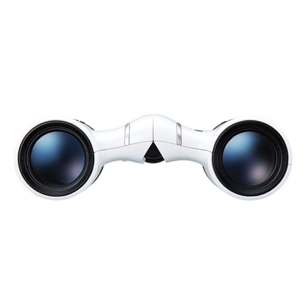 Nikon 16734B Aculon T02 8x21 Binoculars with Turn-and-Slide Rubber Eyecups (White, Refurbished)