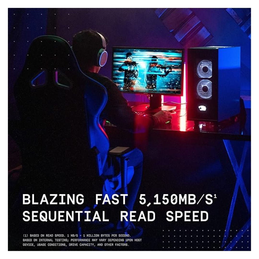 Western Digital WDBLACK 2TB SN770 NVMe Internal Gaming SSD Solid State Drive with Gen4 PCIe (Black)