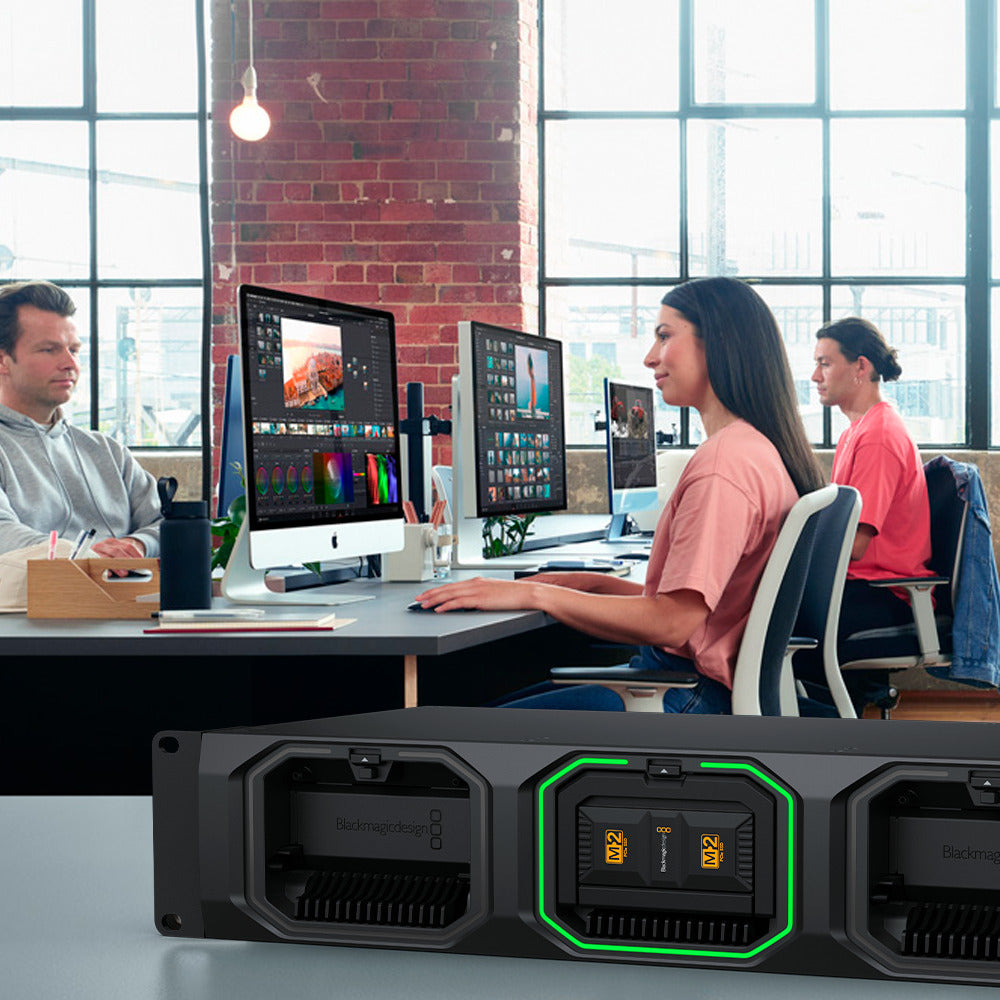 Blackmagic Design Media Dock for Ursa Cine with HDMI Cable and Black Power Cord (2-Pack) Bundle