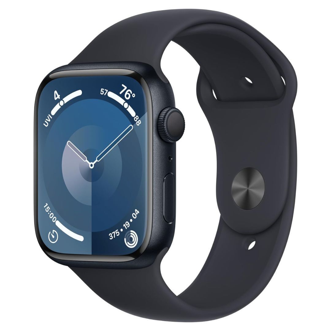 Apple Watch Series 9 GPS 45mm Midnight Aluminum Case with Midnight Sport Band with Blood Oxygen App