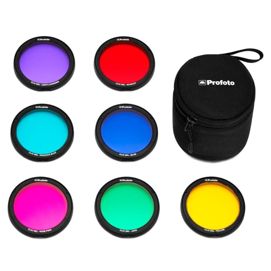 Profoto Clic Color Effects Kit with 7 Colors and Magnetic Mount for A-Series Flashes (Refurbished)