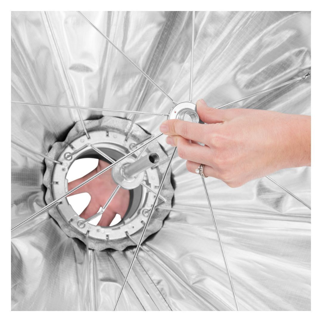 Westcott Rapid Box Switch Bundle with Octa-S Light Modifier for Round Head Speedlite Insert (Black)