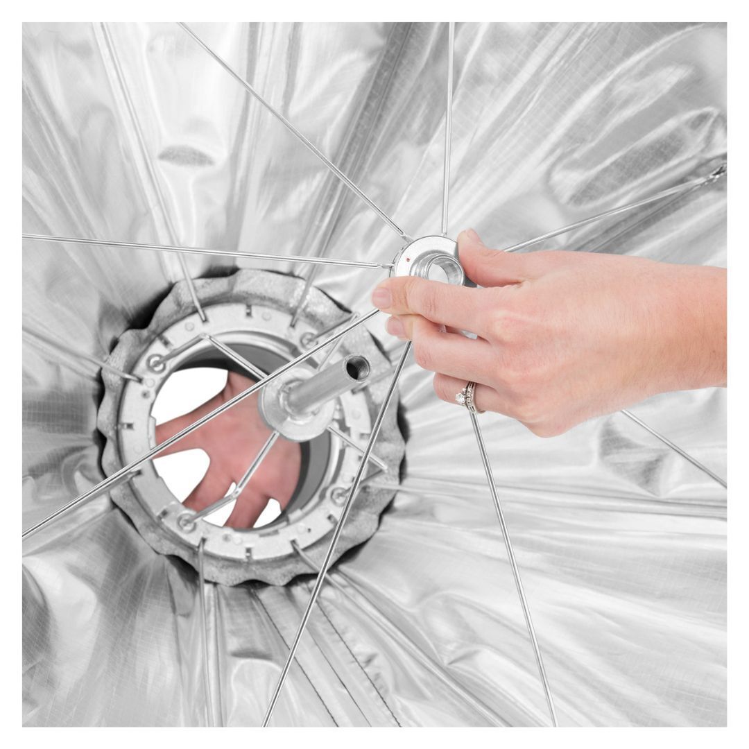 Westcott Rapid Box Switch Bundle with Octa-M Light Modifier for Round Head Speedlite Insert (Black)