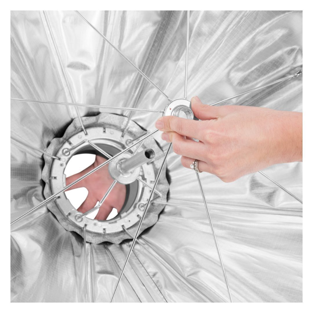 Westcott Rapid Box Switch Octa-S Round Head Speedlite Kit with Deflector Plate (Black)