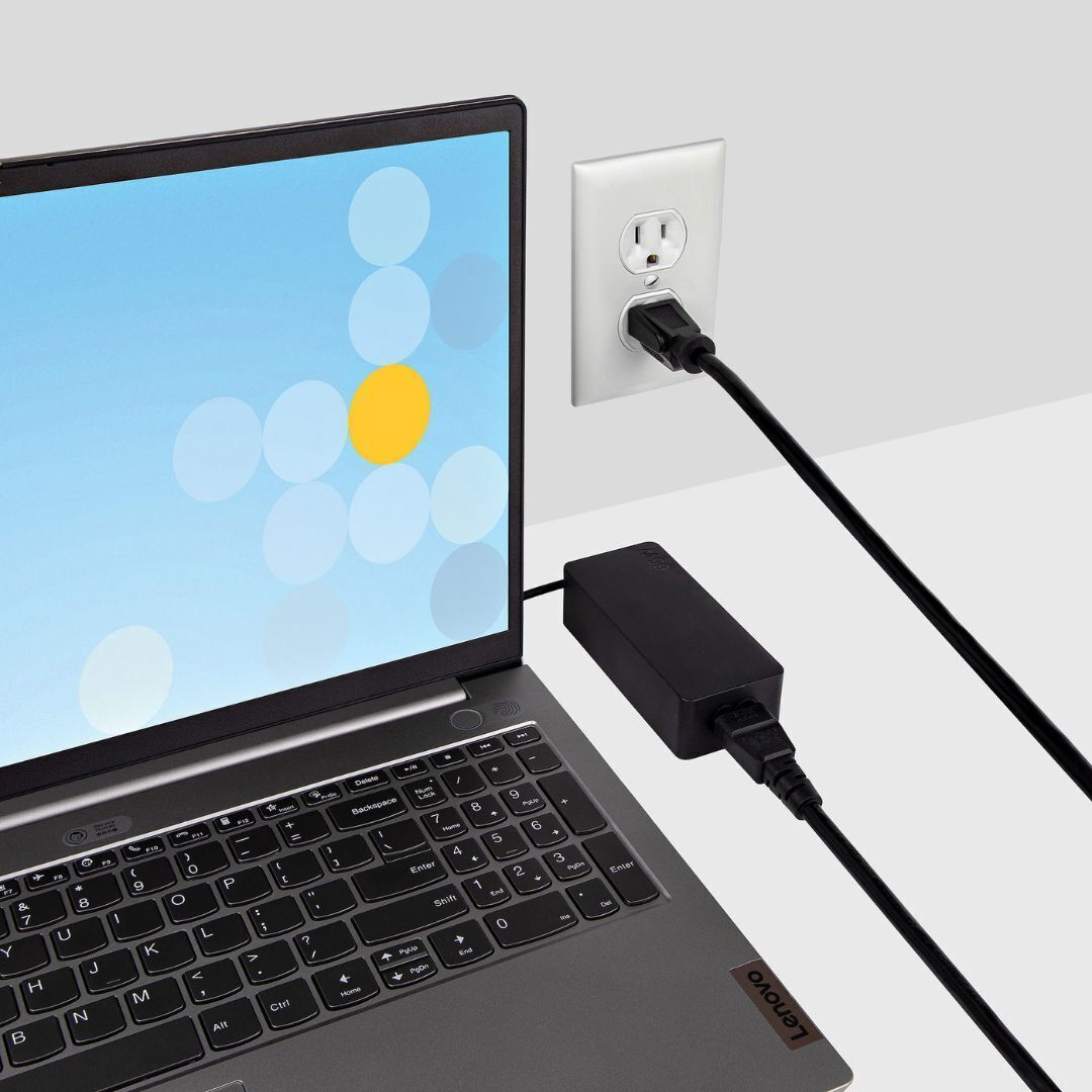 StarTech 3 Feet Laptop Power Cord, NEMA 5-15P to C5, 10A 125V, 18AWG, Laptop Charger Cord