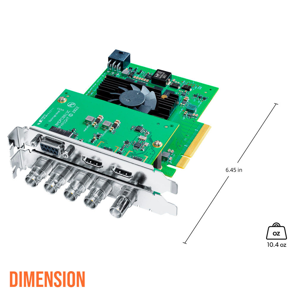 Blackmagic Design DeckLink 8K Pro G2 Capture Card with 6-Feet HDMI Cable (Silver, 2-Pack) Bundle