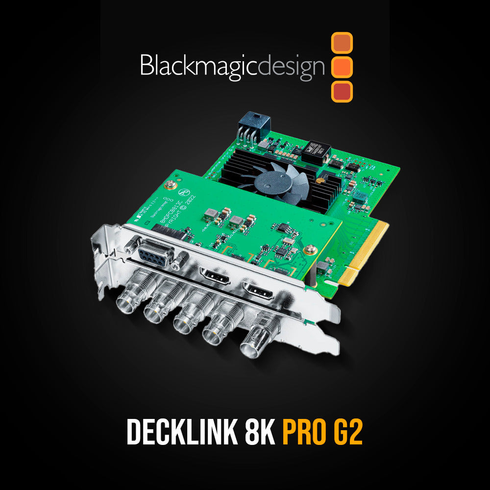 Blackmagic Design DeckLink 8K Pro G2 Capture Card with 6-Feet HDMI Cable (Silver, 2-Pack) Bundle