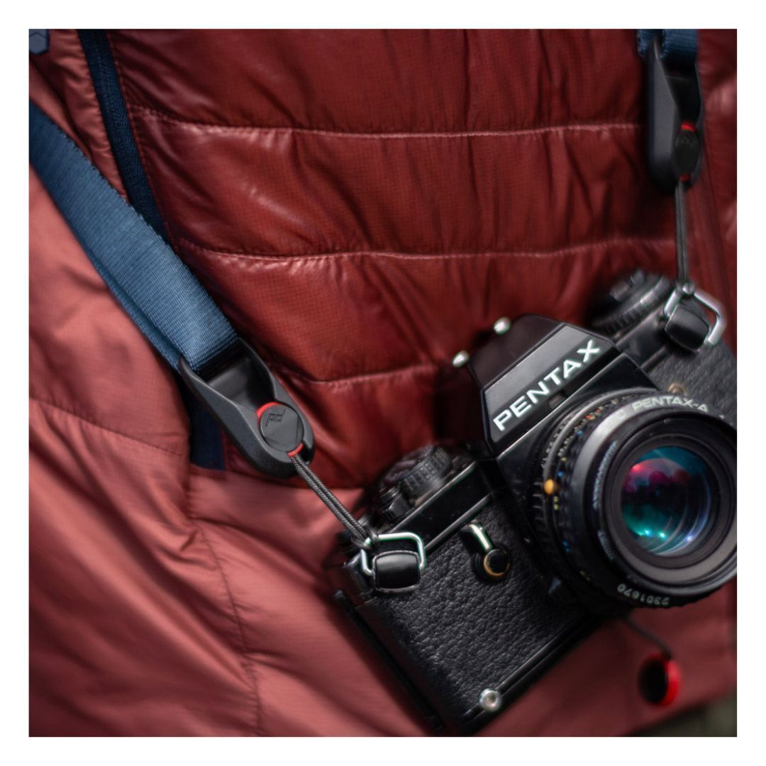 Peak Design Leash Camera Strap with New Adjusters and Anchor Mount for Cameras (Midnight Blue)