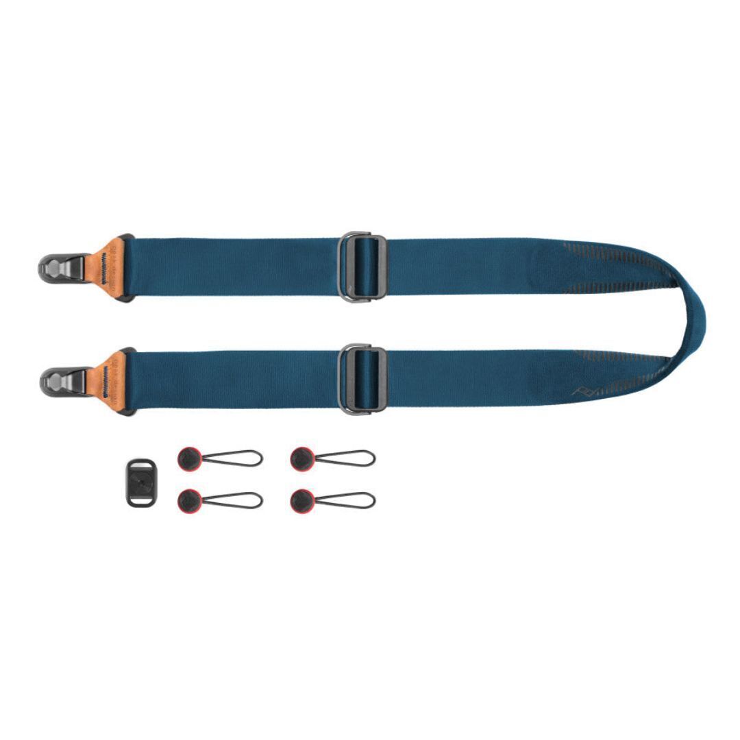 Peak Design Slide Camera Strap with Revamped Anchors and Anchor Mount (Midnight Blue)