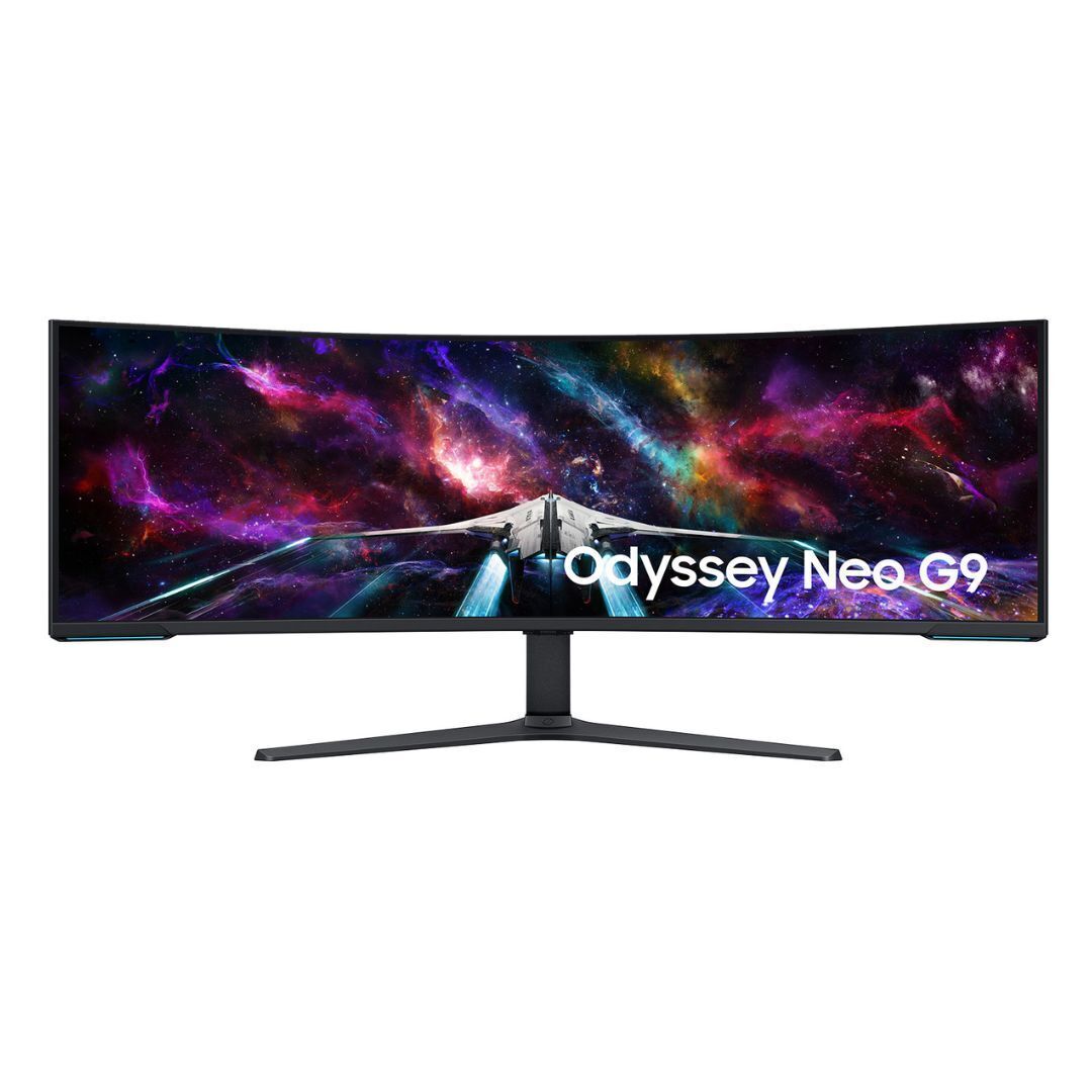 Samsung 57-Inch Odyssey Neo G9 Dual 4K UHD Quantum Mini-LED HDR 1000 Curved Gaming Monitor