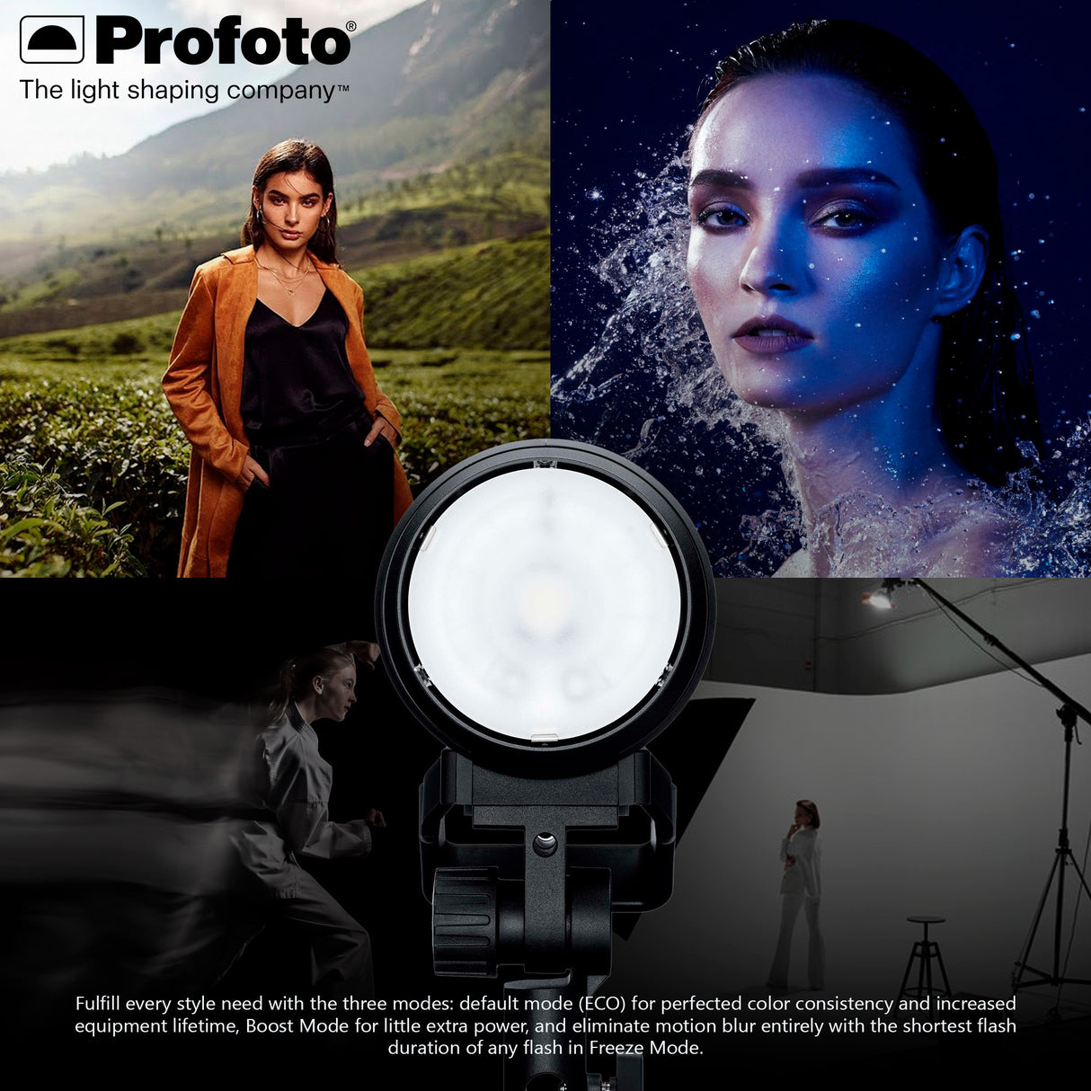 Profoto Pro-D3 Industrial-Grade Monolight with Fast Recycling Time and Three Flash Modes (1250W)