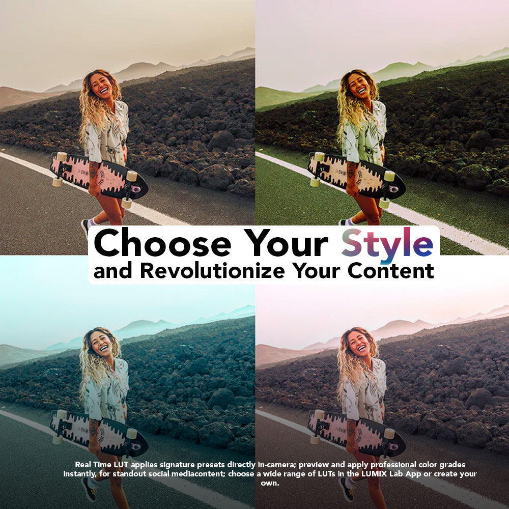 Panasonic LUMIX S9 Full Frame Camera Body with Phase Auto Focus and Panasonic LUMIX S Lens Bundle