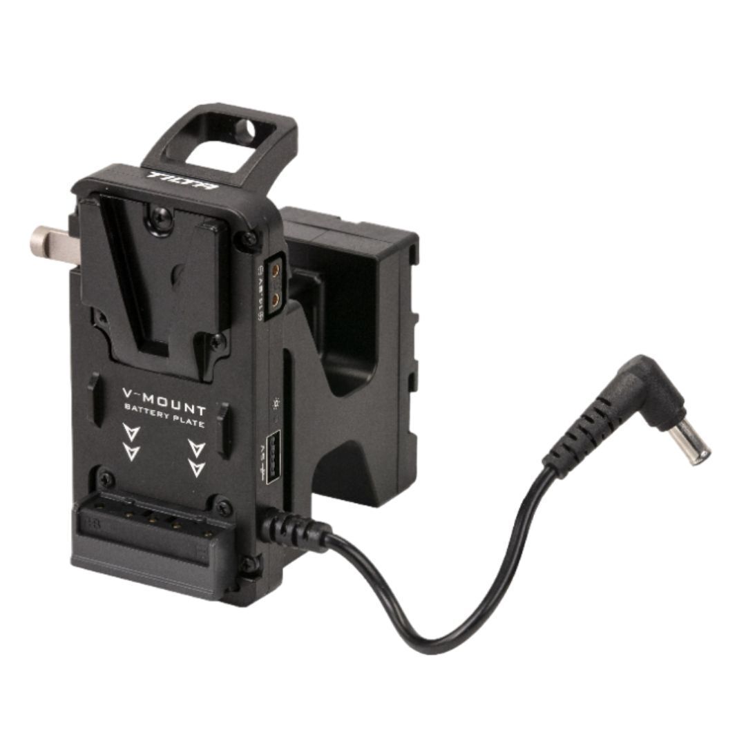 Tilta V-Mount Battery Plate for Sony FX6 with Stainless Steel Construction (Black)