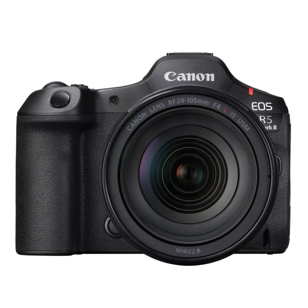 Canon EOS R5 Mark II Digital Mirrorless Camera with RF24-105mm F4 L IS USM Lens Kit (Black)