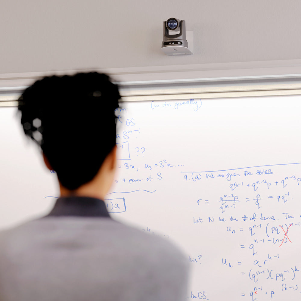 PTZOptics Move SE 30x 1080p PTZ Auto-Tracking Pan Tilt Zoom Camera Bundle (Gray, 2-Pack)