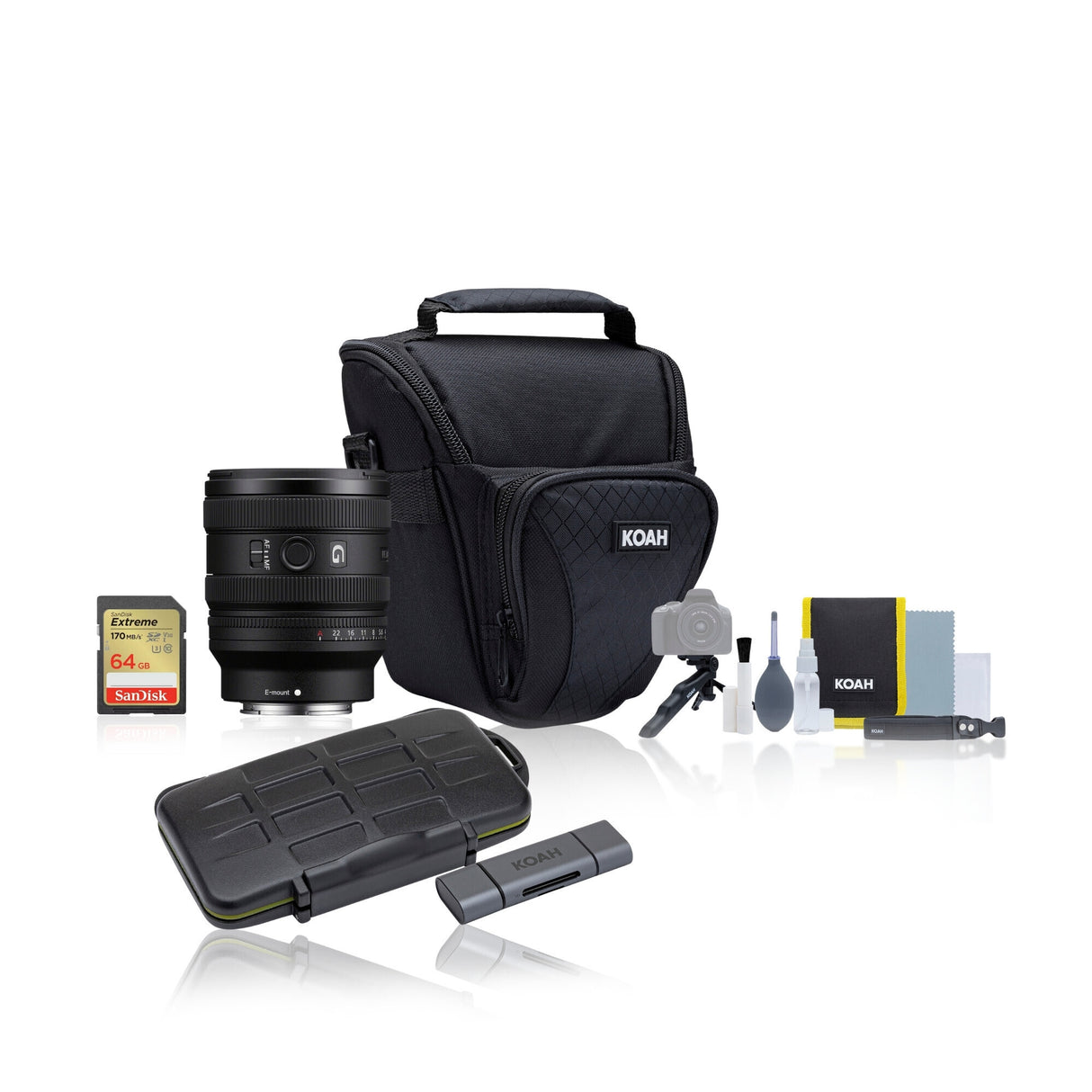 Sony FE 16-25mm F2.8 G Compact, Lightweight Wide Zoom Lens with Holster Camera Case Bundle