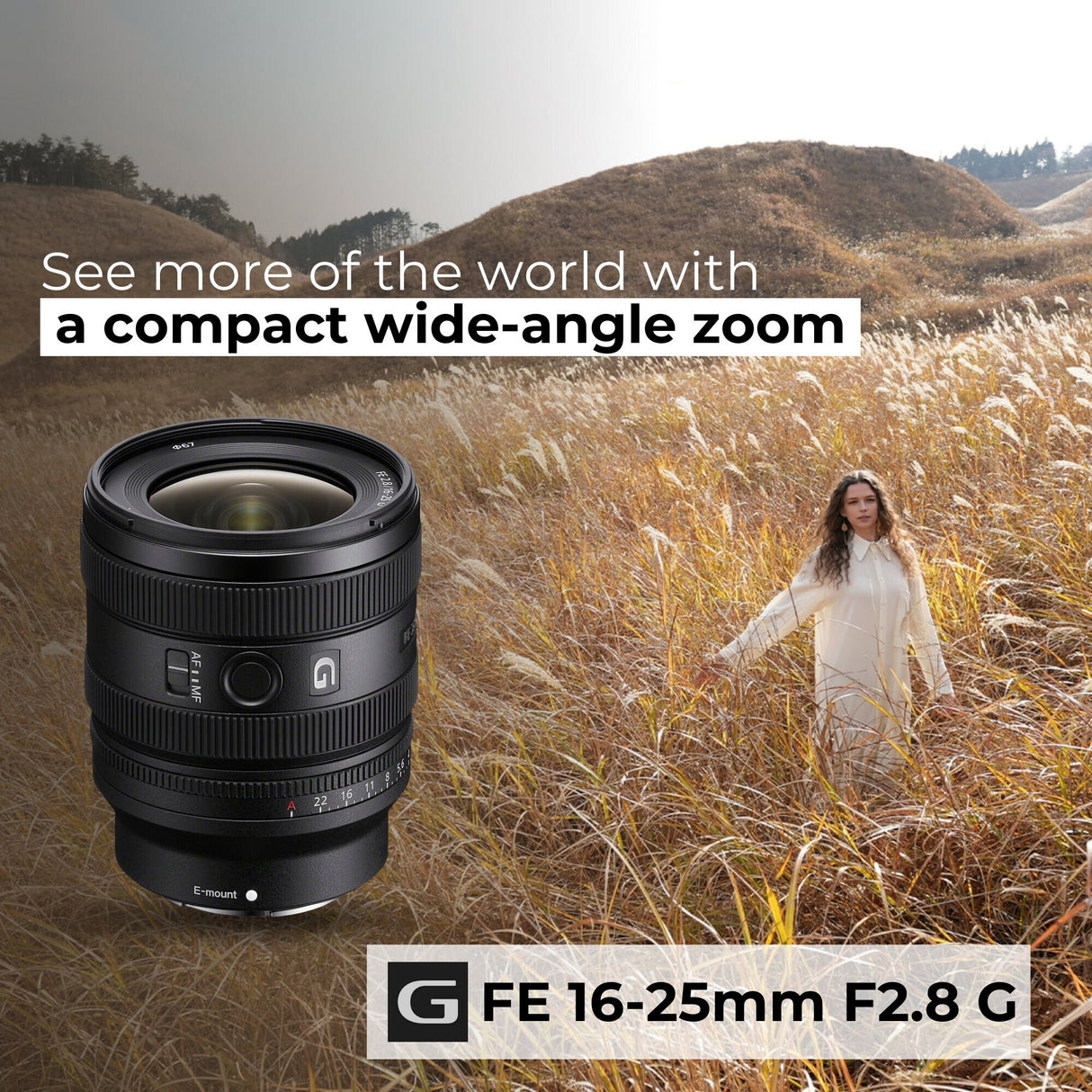 Sony FE 16-25mm F2.8 G Compact, Lightweight Wide Zoom Lens with Holster Camera Case Bundle