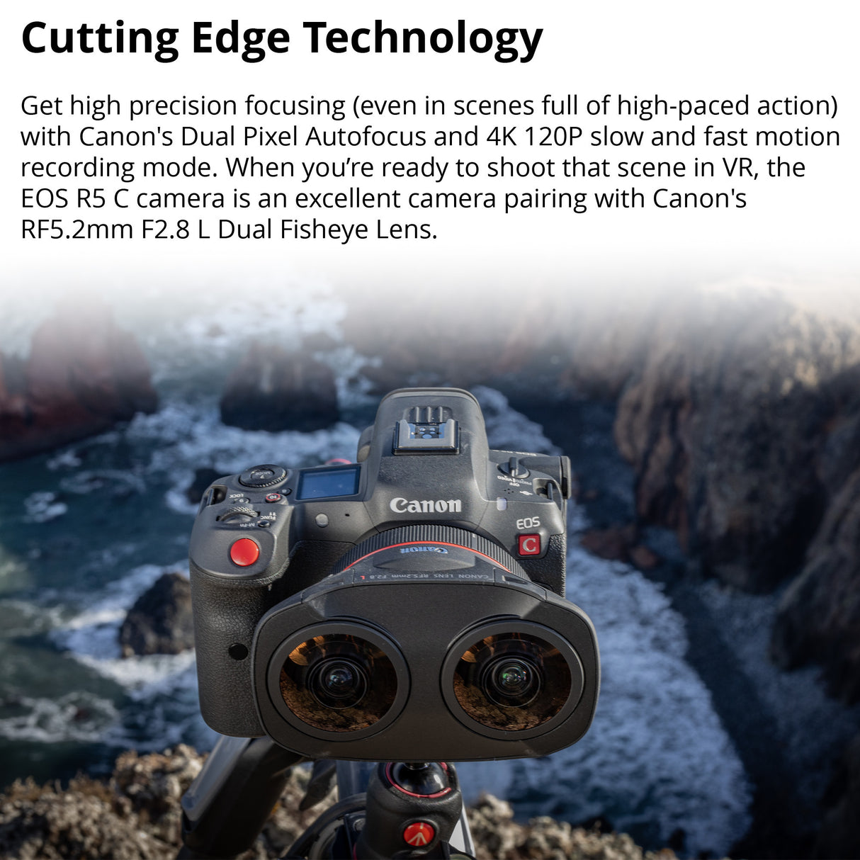 Canon EOS R5 C Mirrorless Digital Camera (Body Only) with Recording Monitor, SSDmini (1TB) Bundle