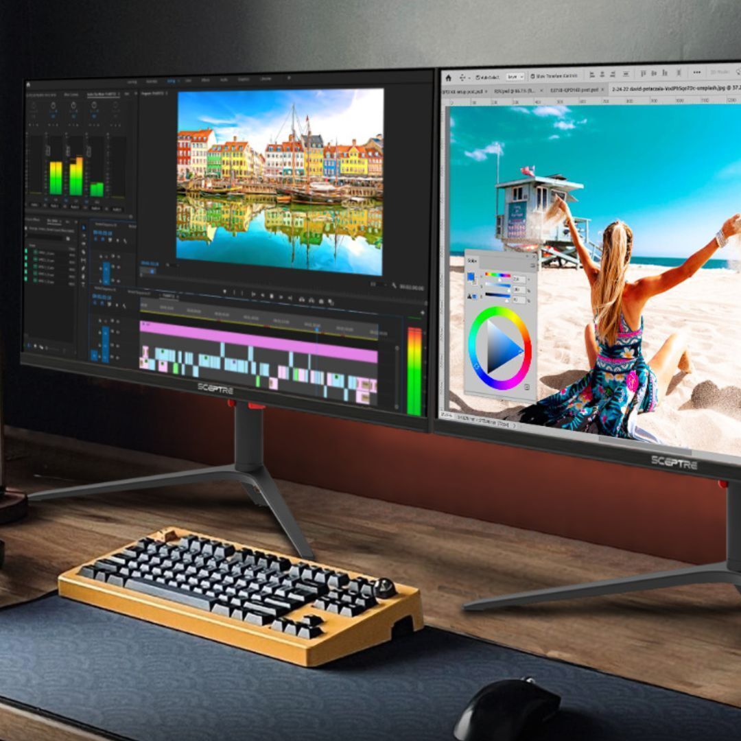 Sceptre 27-Inch IPS 2K 2560 x 1440 Quad HD LED Gaming Monitor with 165Hz Refresh Rate (Black)