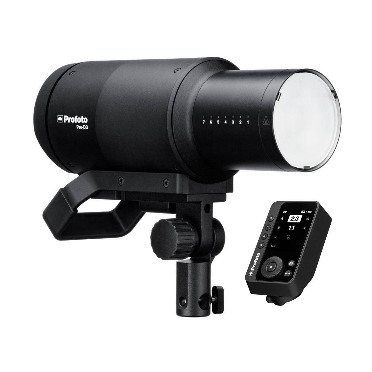 Profoto Pro-D3 750W Industrial-Grade Monolight with Profoto Connect Pro Wireless Transmitter Bundle