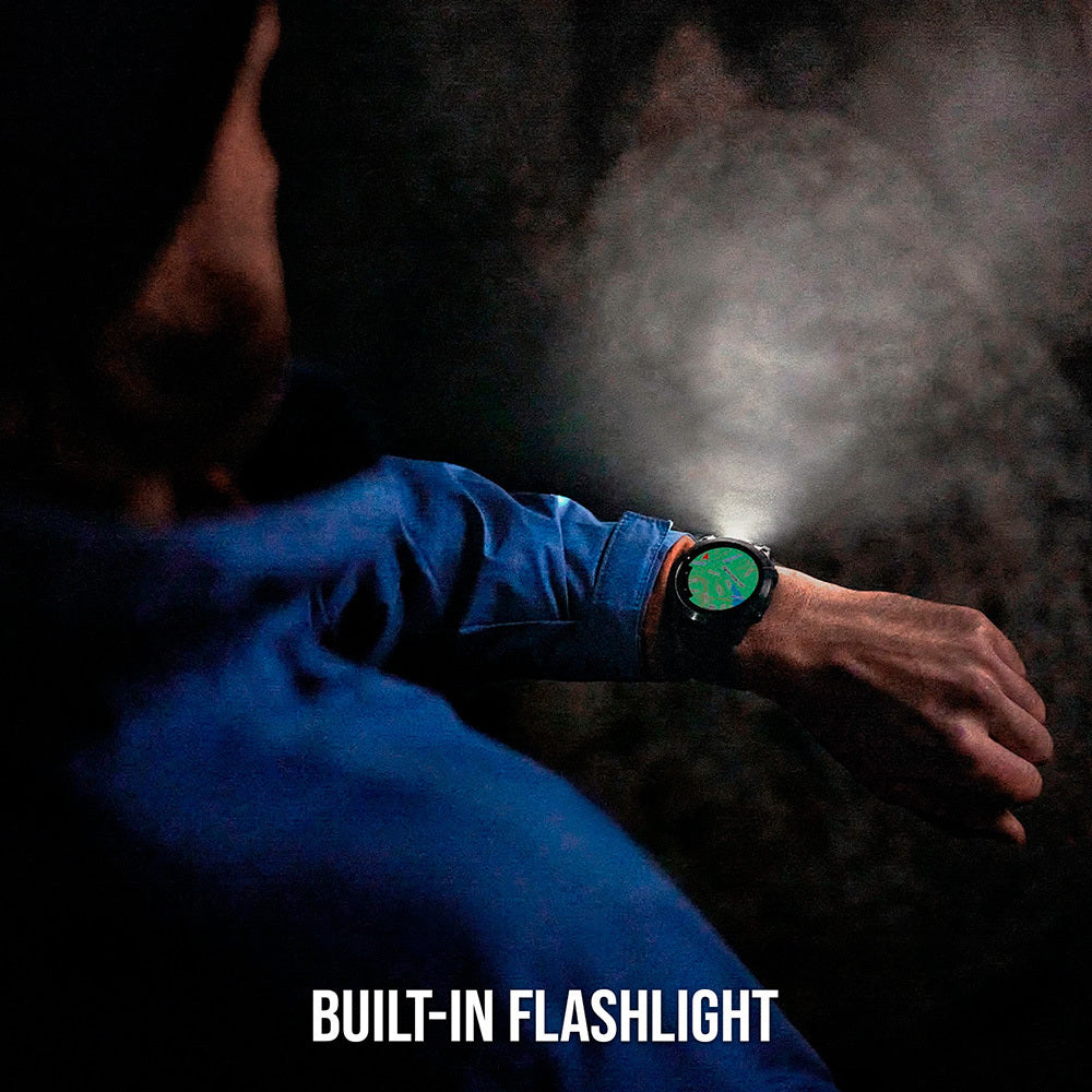 Garmin fenix 7 Pro Solar Edition Multisport GPS Smartwatch (Slate Gray, Black Band) Bundle