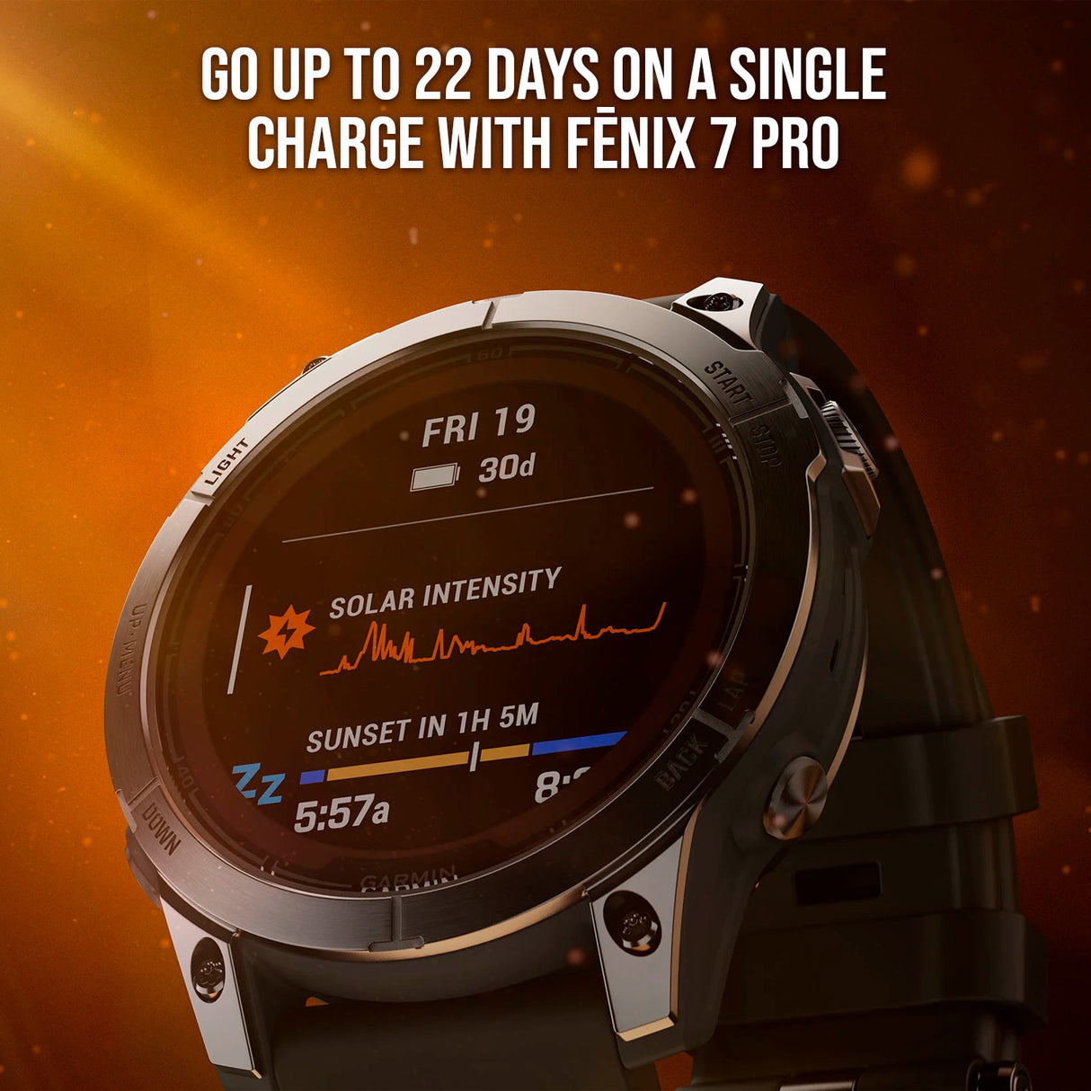 Garmin fenix 7 Pro Solar Edition Multisport GPS Smartwatch (Slate Gray, Black Band)