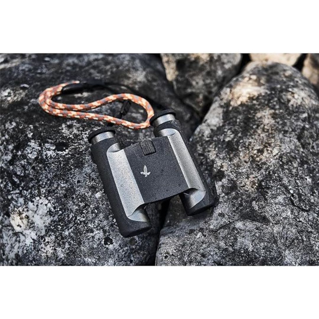 SWAROVSKI OPTIK 10x25 CL Pocket Binoculars with Rugged Design (Anthracite, Mountain Field Bag)