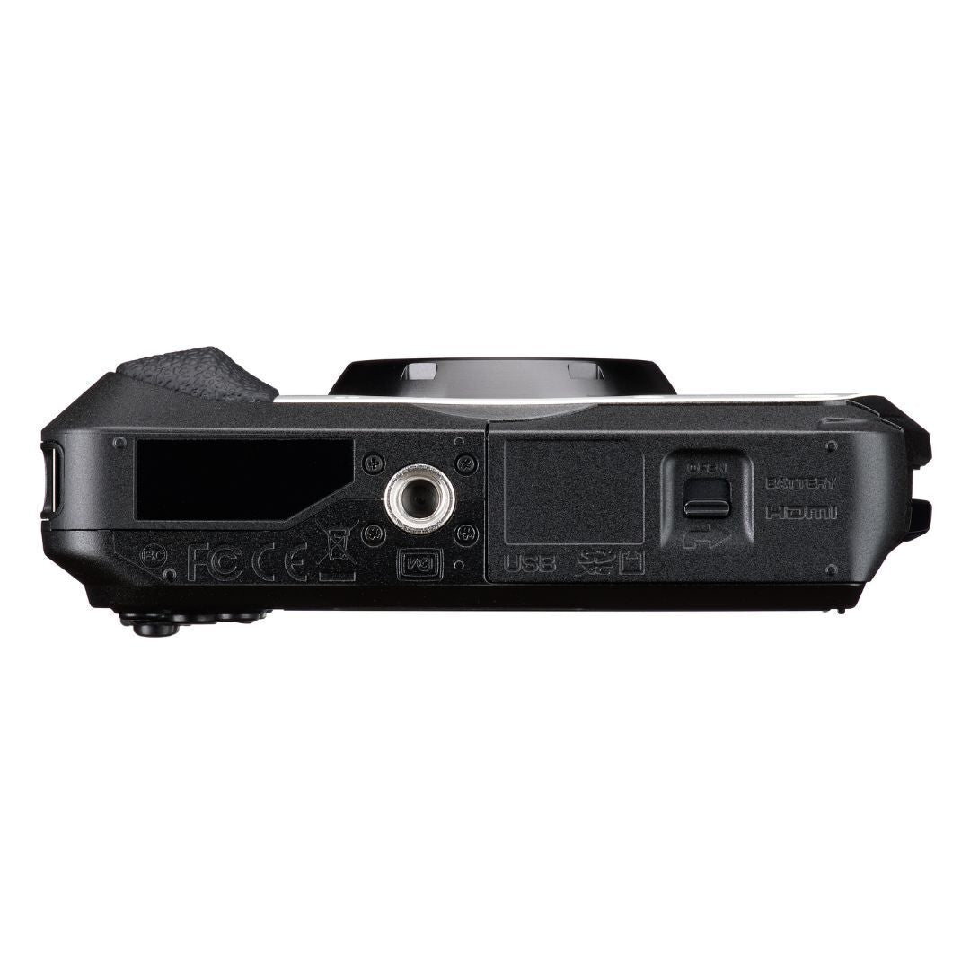 RICOH G900 II Waterproof Camera with Camera Memo Feature and 20 Megapixels (Black and Pearl White)