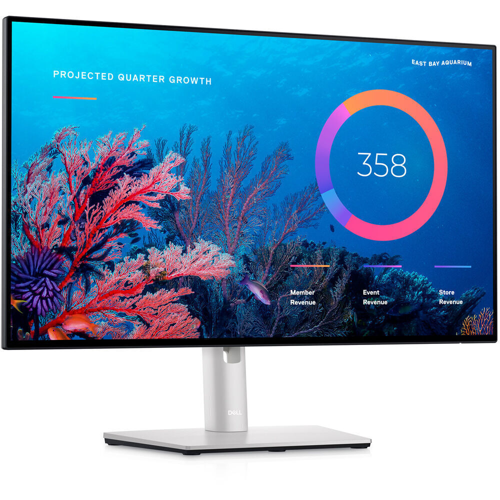 Dell U2422HE Monitor, 23.8" FHD IPS, USB-C, HDMI, DisplayPort (Certified Refurbished)