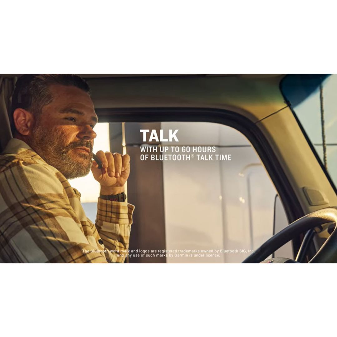 Garmin dezl Ergonomic Headset 110 for Truckers with Built-In LED Flashlight (Black, Single-Ear)