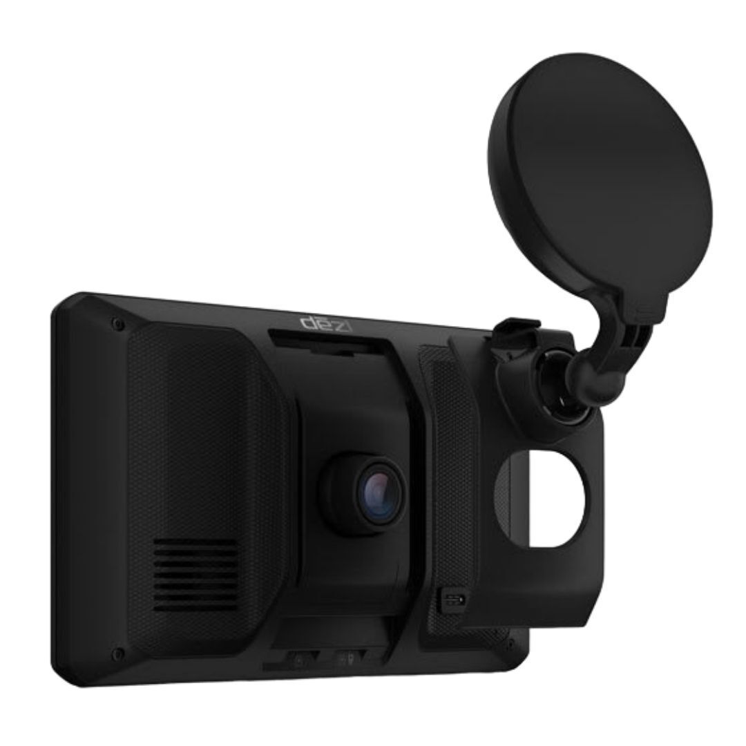 Garmin dezlCam OTR725 7-Inch GPS Truck Navigator with Built-In Dash Cam and Touch Display (Black)