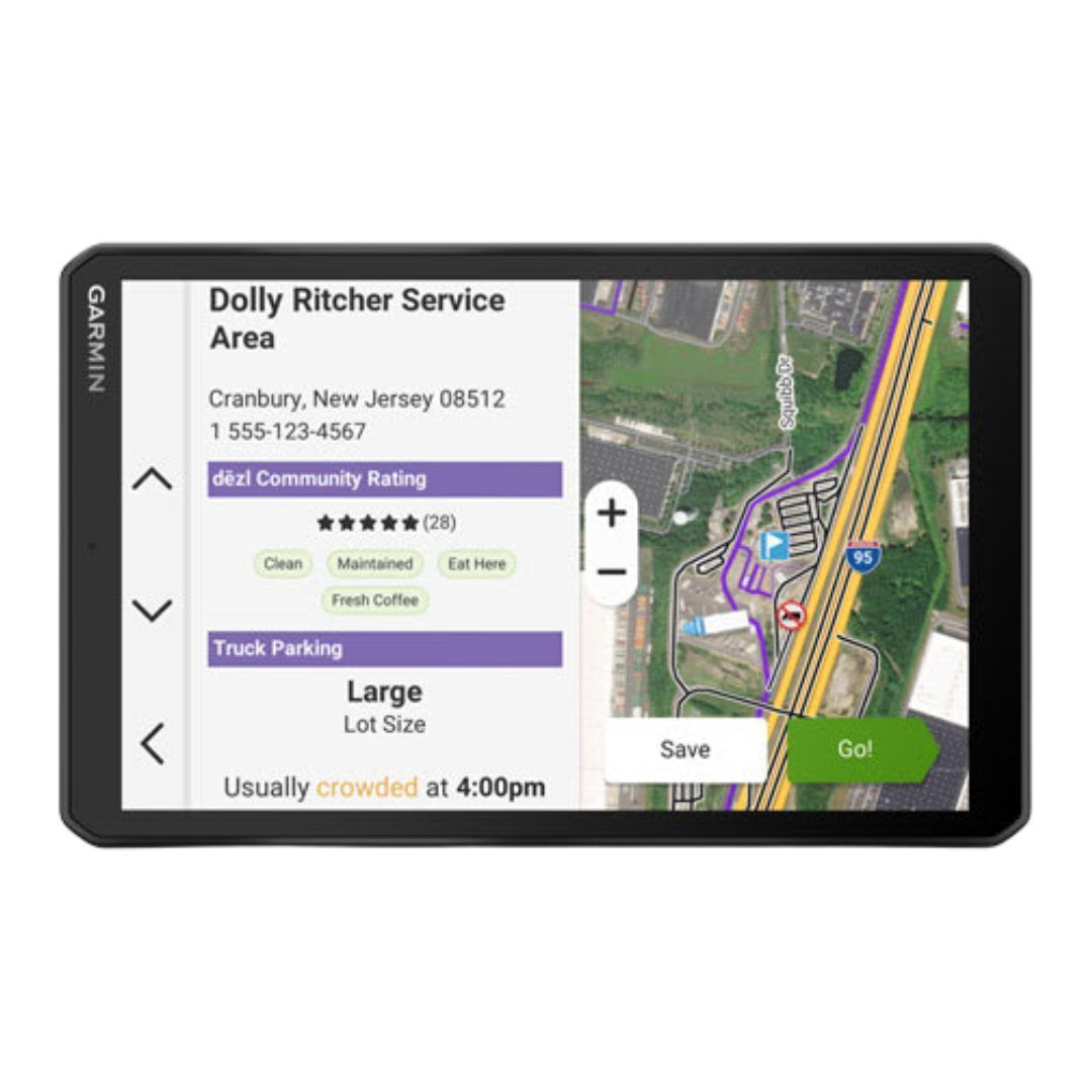 Garmin dezlCam OTR820 GPS Truck Navigator with 8-Inch 1080p Touchscreen Display (Black)