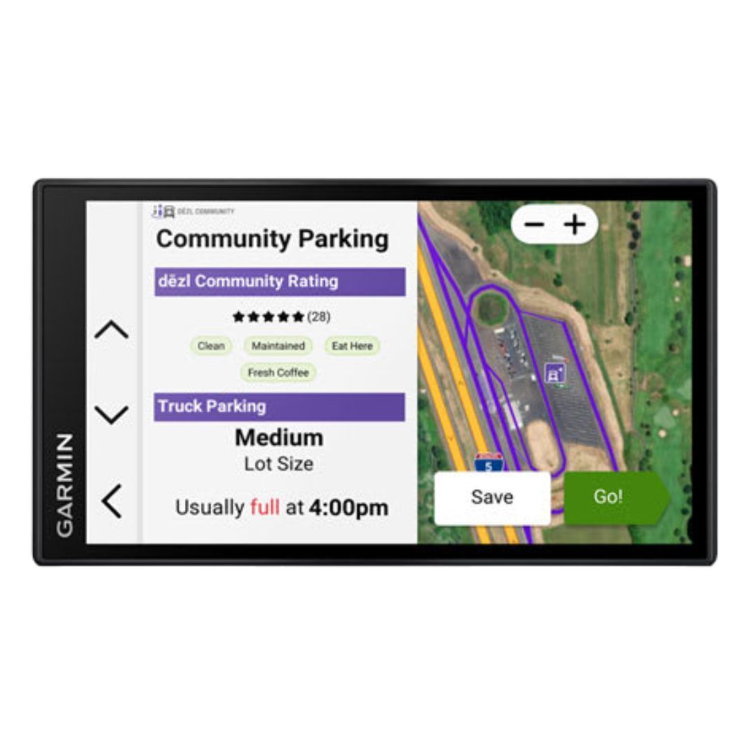 Garmin dezl OTR620 GPS Truck Navigator with 6-Inch 1280p Touchscreen Display (Black)