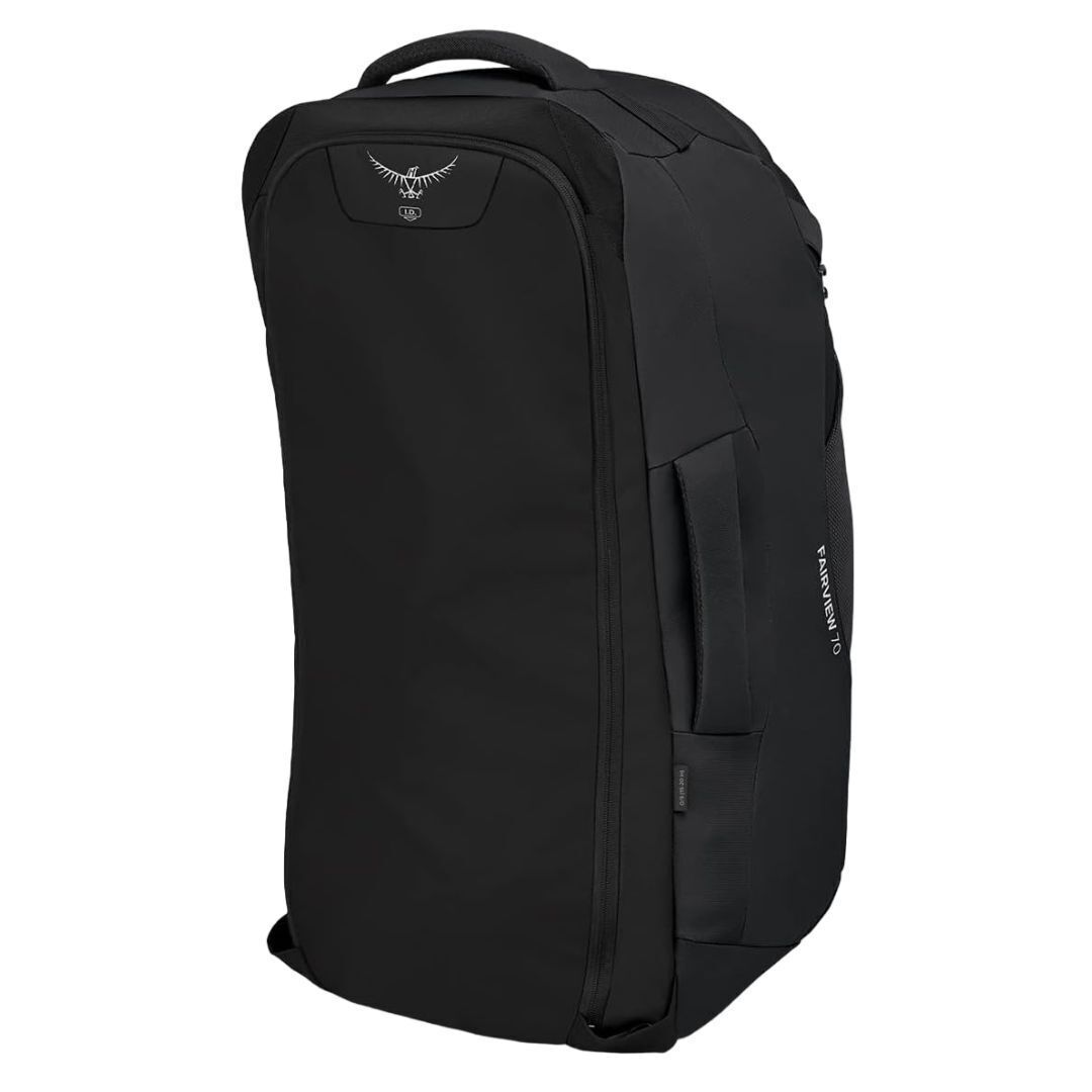 Osprey Fairview 70L Travel Backpack for Women with External Gear Attachment Loops (Black)