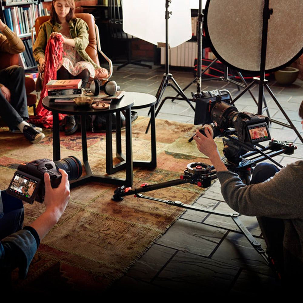 Blackmagic Design Pocket 4K Cinema Camera with Lumix G X Vario Power Zoom Lens (Black) Bundle