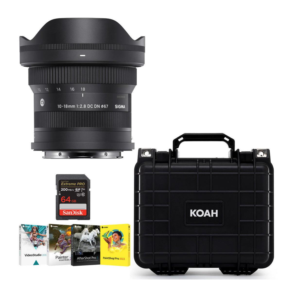 Sigma 10 to 18mm F2.8 DC DN Contemporary Ultra-Wide-Angle Zoom Lens for L Mount Bundle