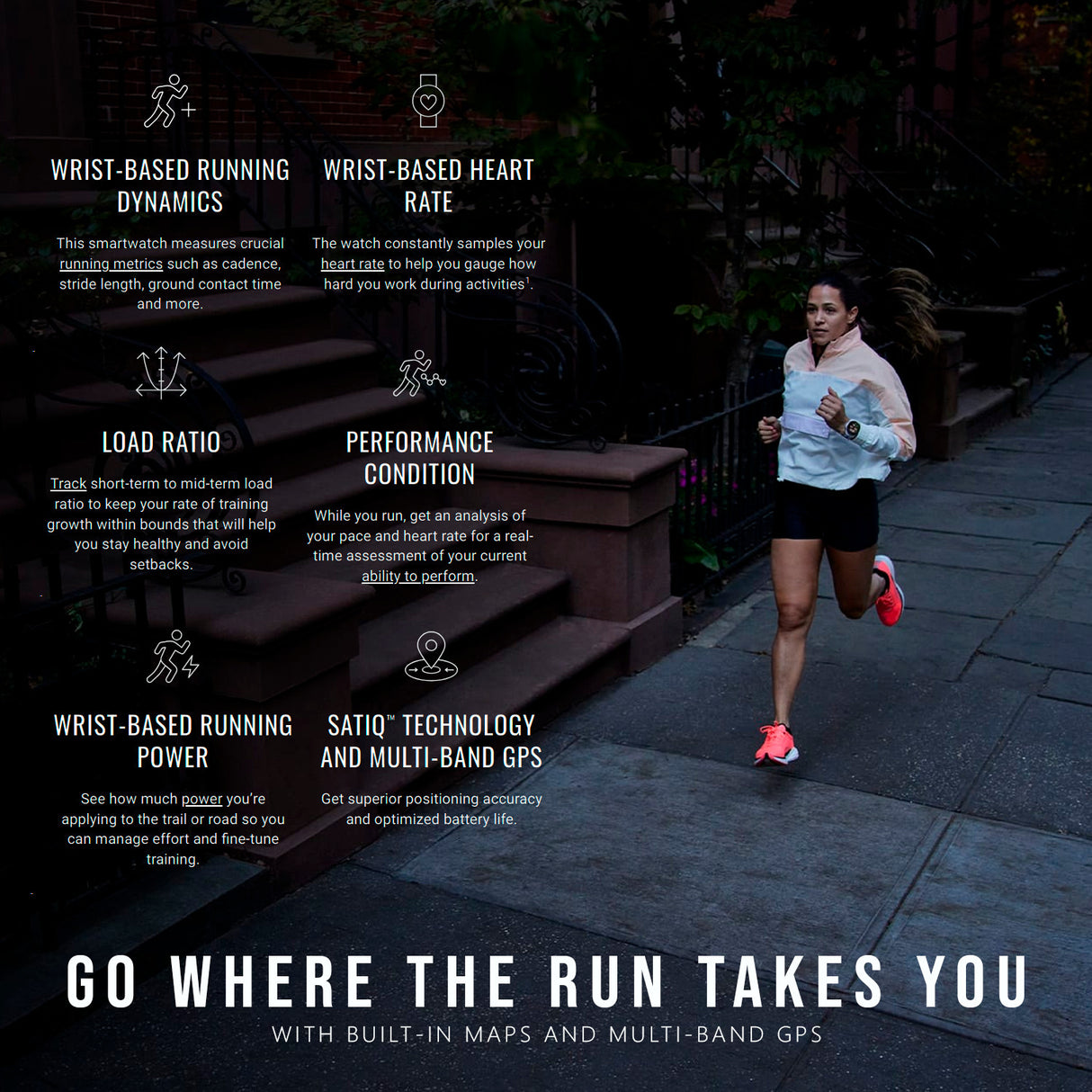 Garmin Forerunner 965 GPS 1.4-Inch Display Titanium Bezel Running Smartwatch(Whitestone/Powder Gray)