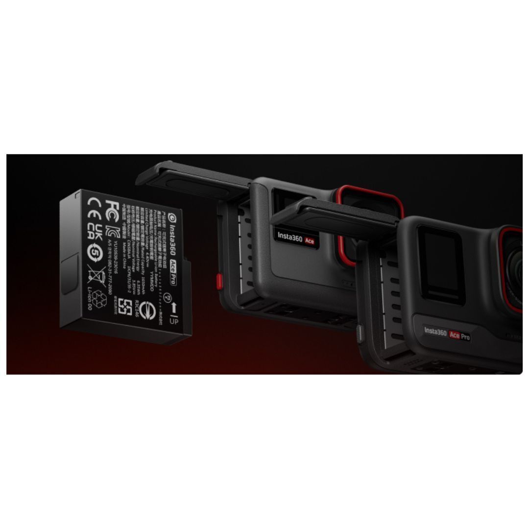 Insta360 Rechargeable Battery for Ace and Ace Pro Camera with 1650mAh Capacity