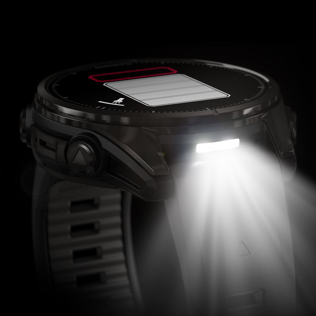 Garmin Fenix 8 43mm GPS Smartwatch (Carbon Gray DLC Titanium and Black-Pebble Gray)