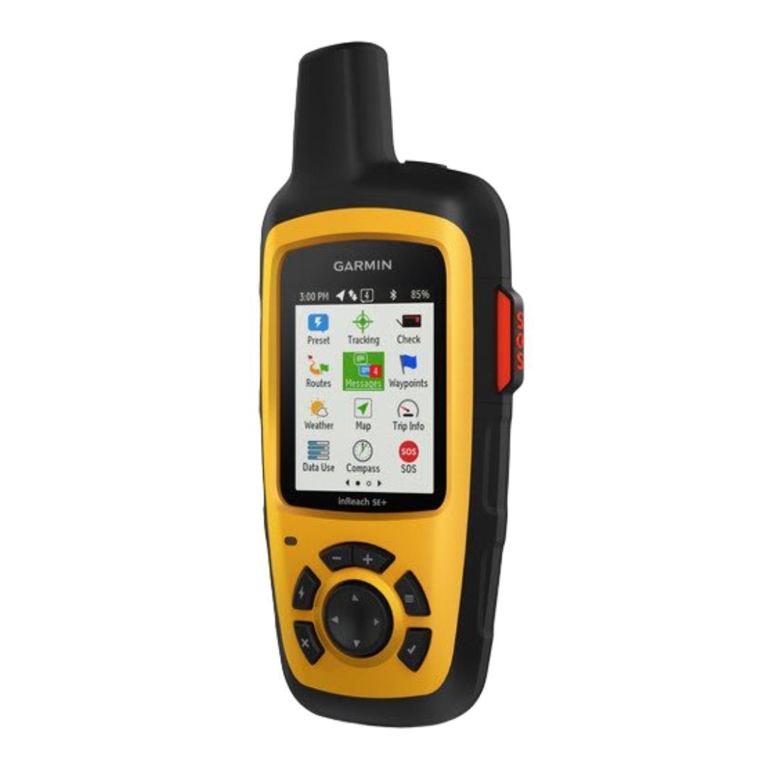 Garmin inReach SE Plus Handheld Satellite Communicator with Iridium Satellite Support (Black-Yellow)