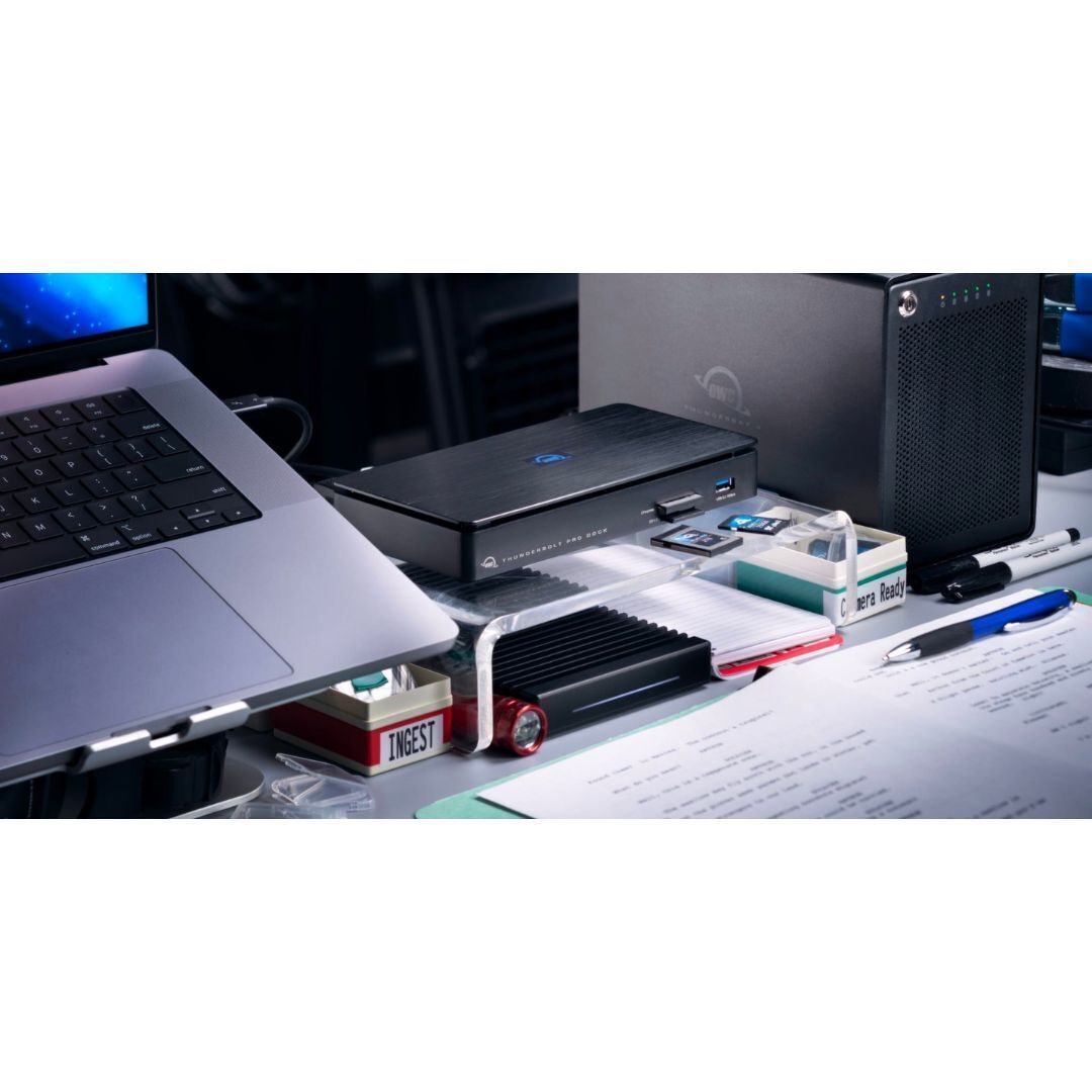 OWC Thunderbolt Pro Dock with 10G Ethernet, Frontside CFexpress and SD Card Readers (Black)