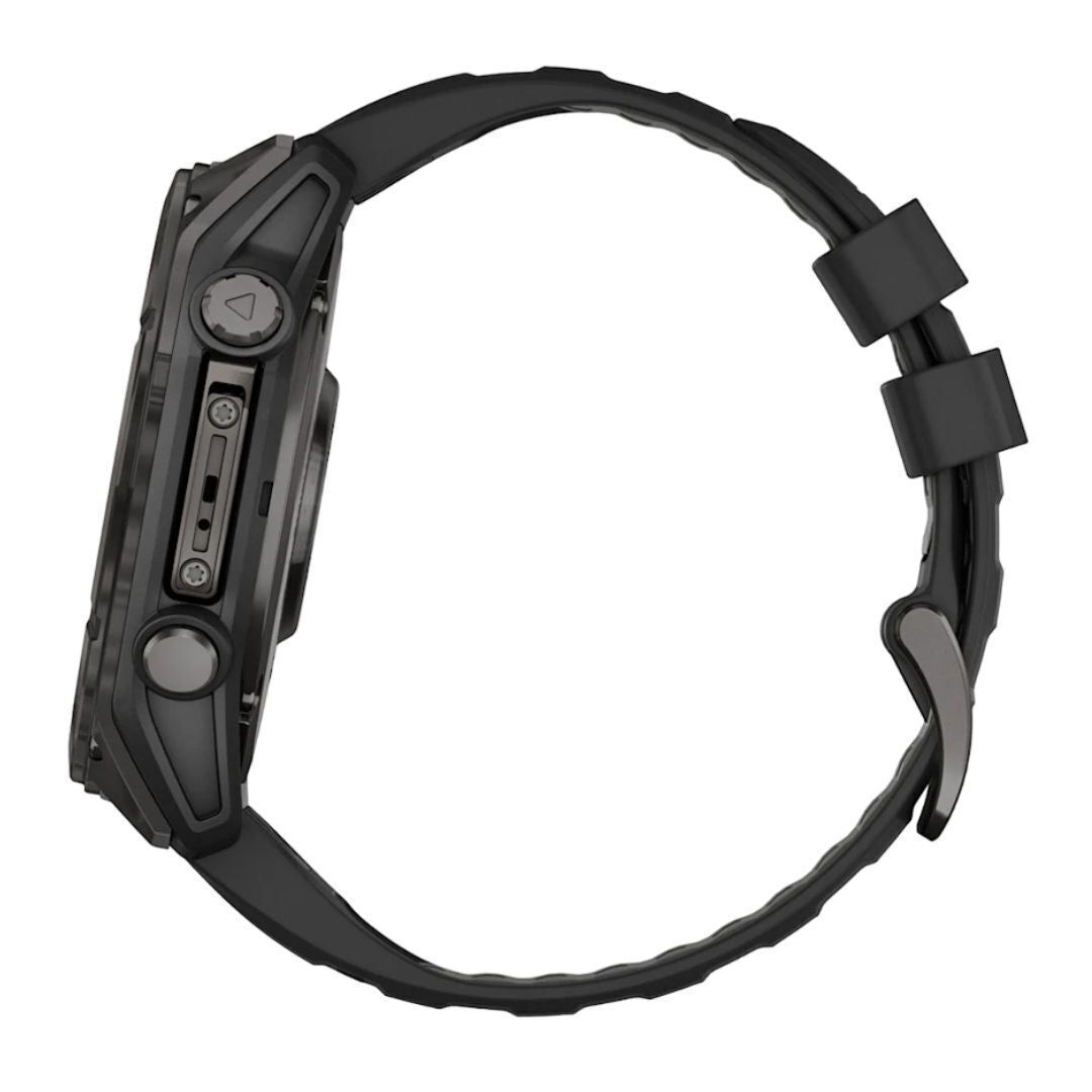 Garmin Fenix 8 Sapphire 51mm GPS Smartwatch with 1.4-Inch AMOLED Display (Black and Pebble Gray)